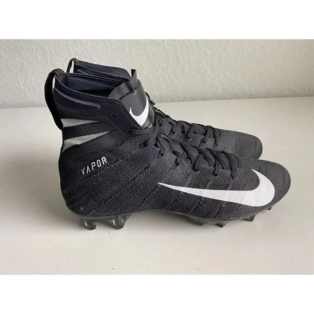 Nike Vapor Untouchable 3 Elite Black Promo‎ Cleats AO3006-010 Men's Size 12.5